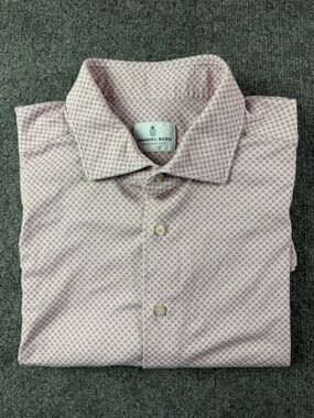 Emanuel Berg Modern Fit Mens Cotton Blend Long Sleeve Shirt Size XL Multicolor